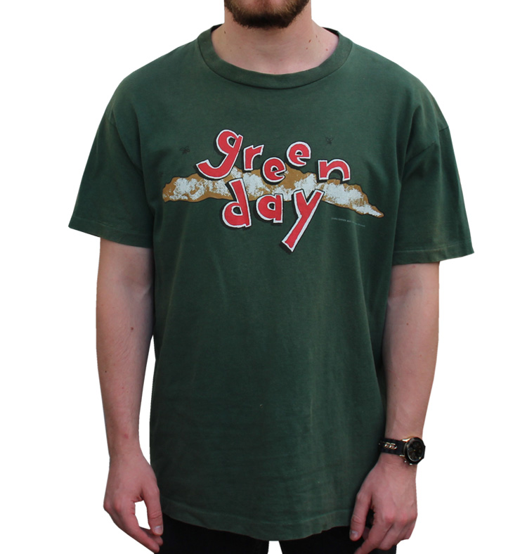 Vintage Green Day Dookie Green Tour Shirt (Size XL) — RootsBK